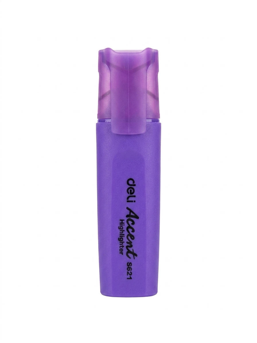 Destacador Fluorescente Morado Deli