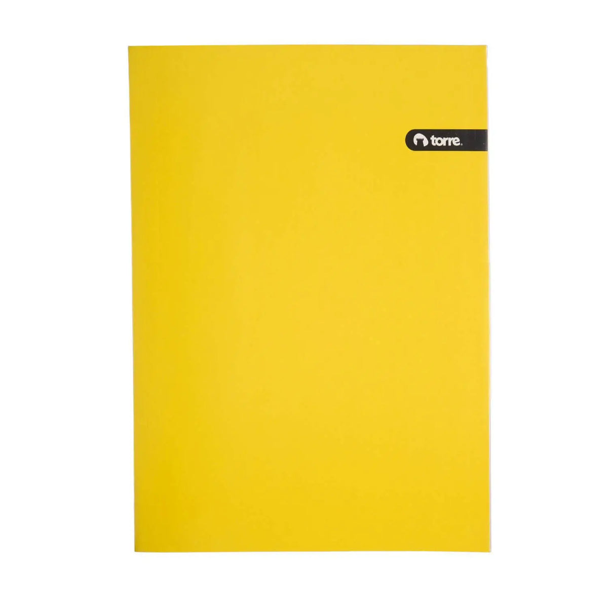 Carpeta plastificada acoclip tamaño oficio amarilla, marca Torre, ideal para uso escolar y de oficina