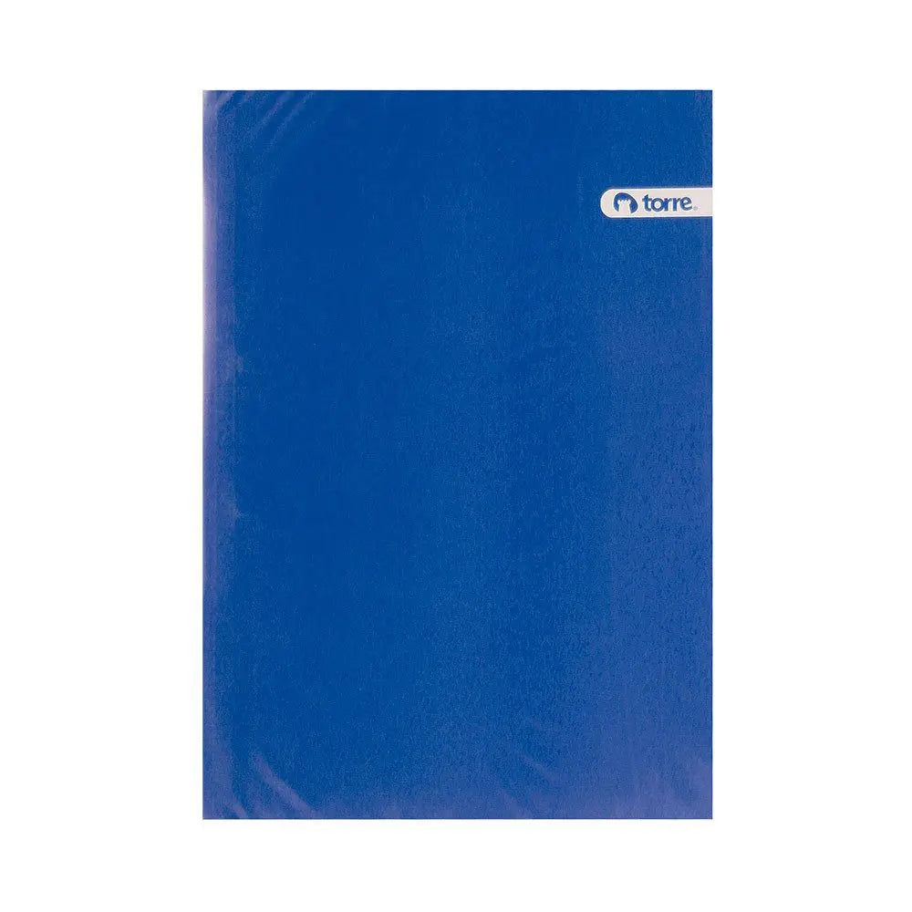 Carpeta plastificada acoclip tamaño oficio azul, marca Torre, ideal para uso escolar y de oficina