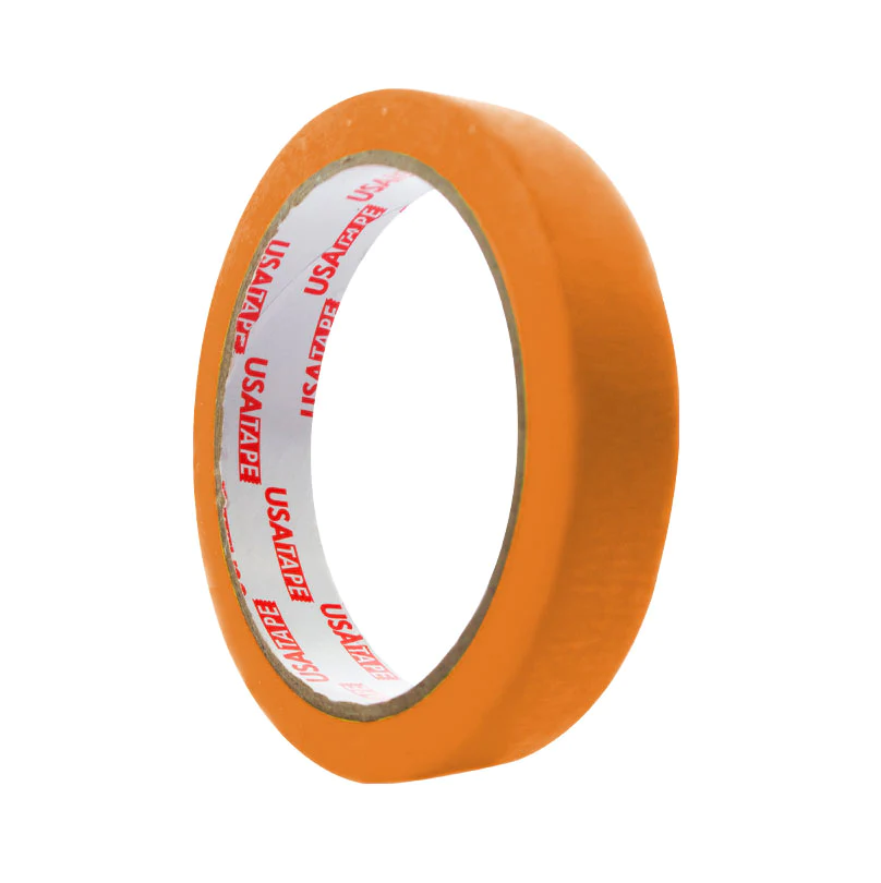 Cinta de papel 18Mm, Cinta Masking Tape Naranja