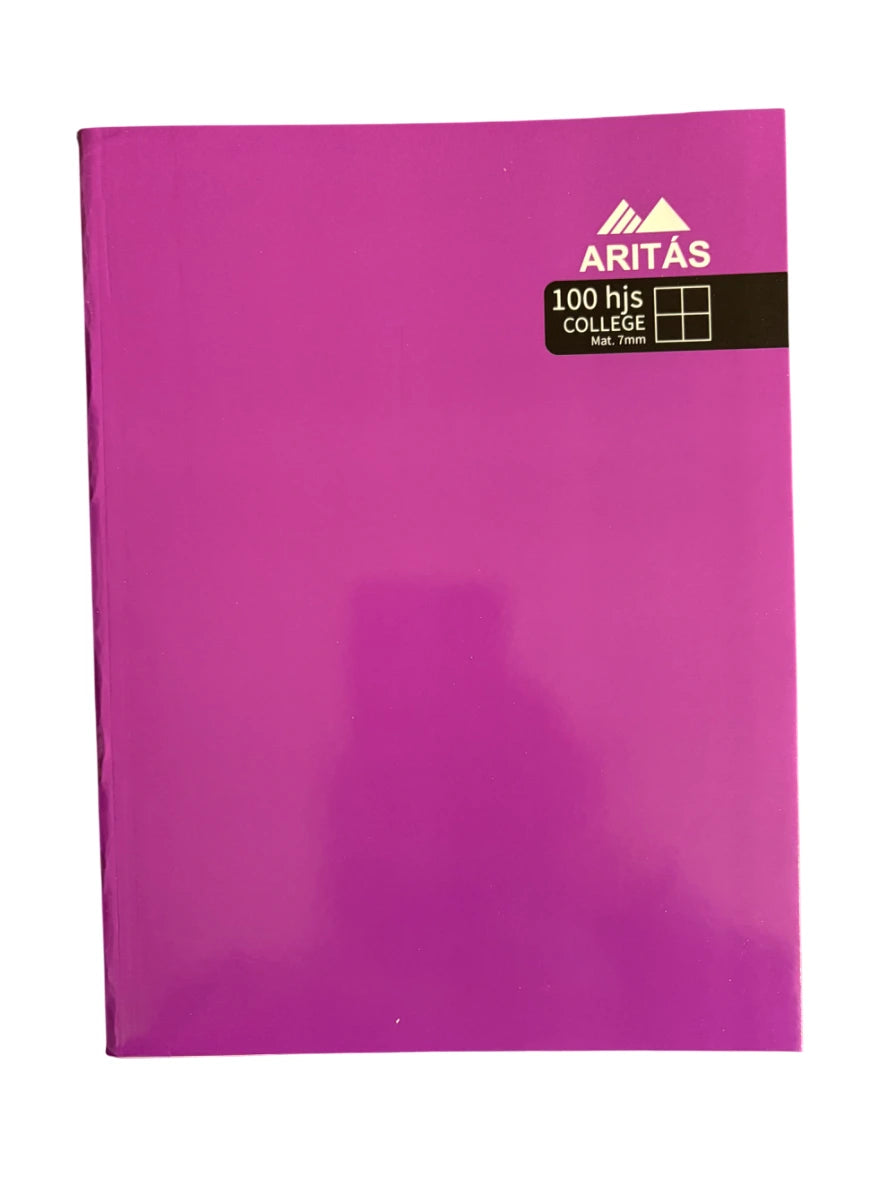 Cuaderno College 100Hjs 7Mm Aritas (Color Surtido)