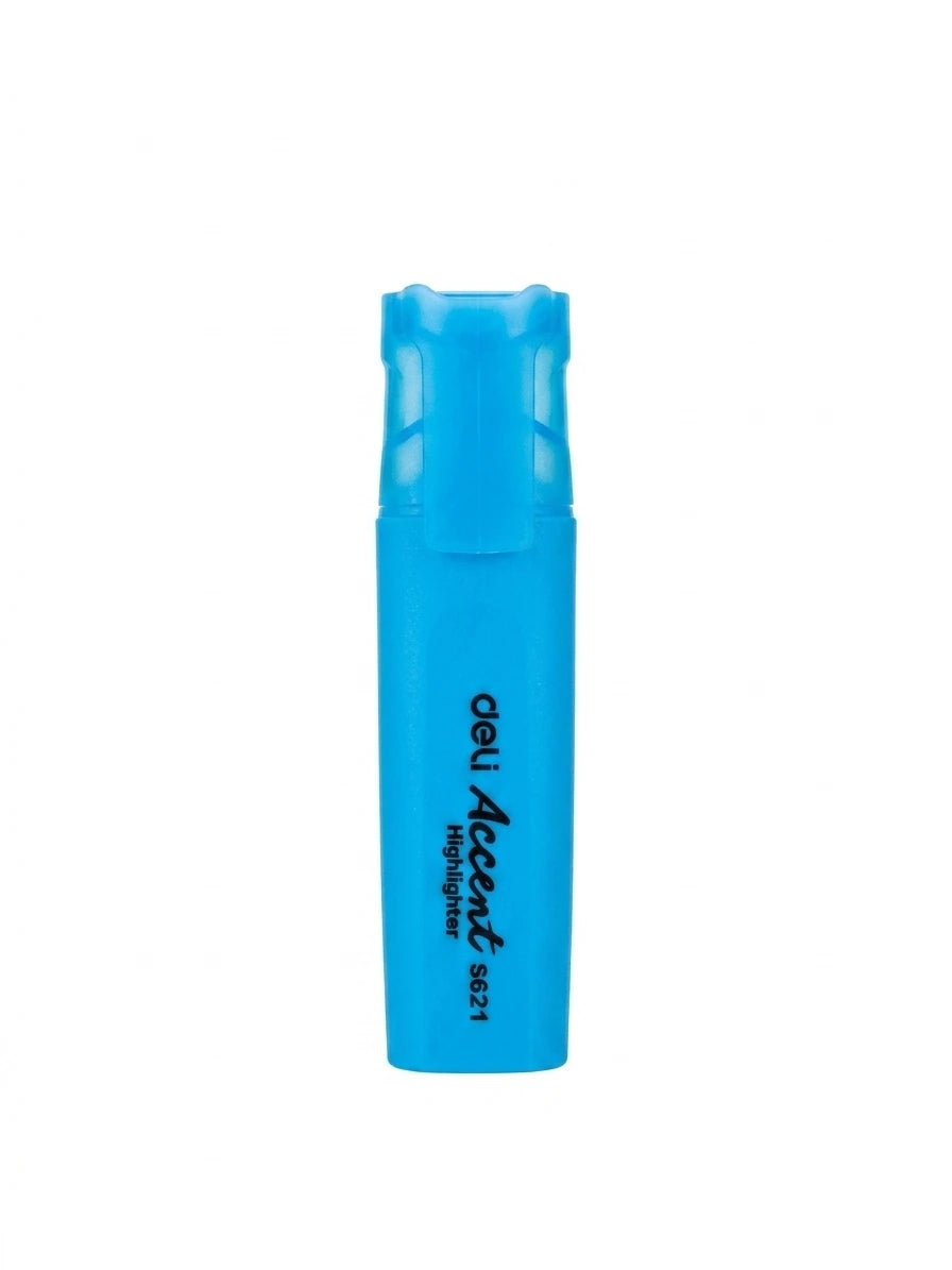 Destacador Fluorescente Celeste Deli