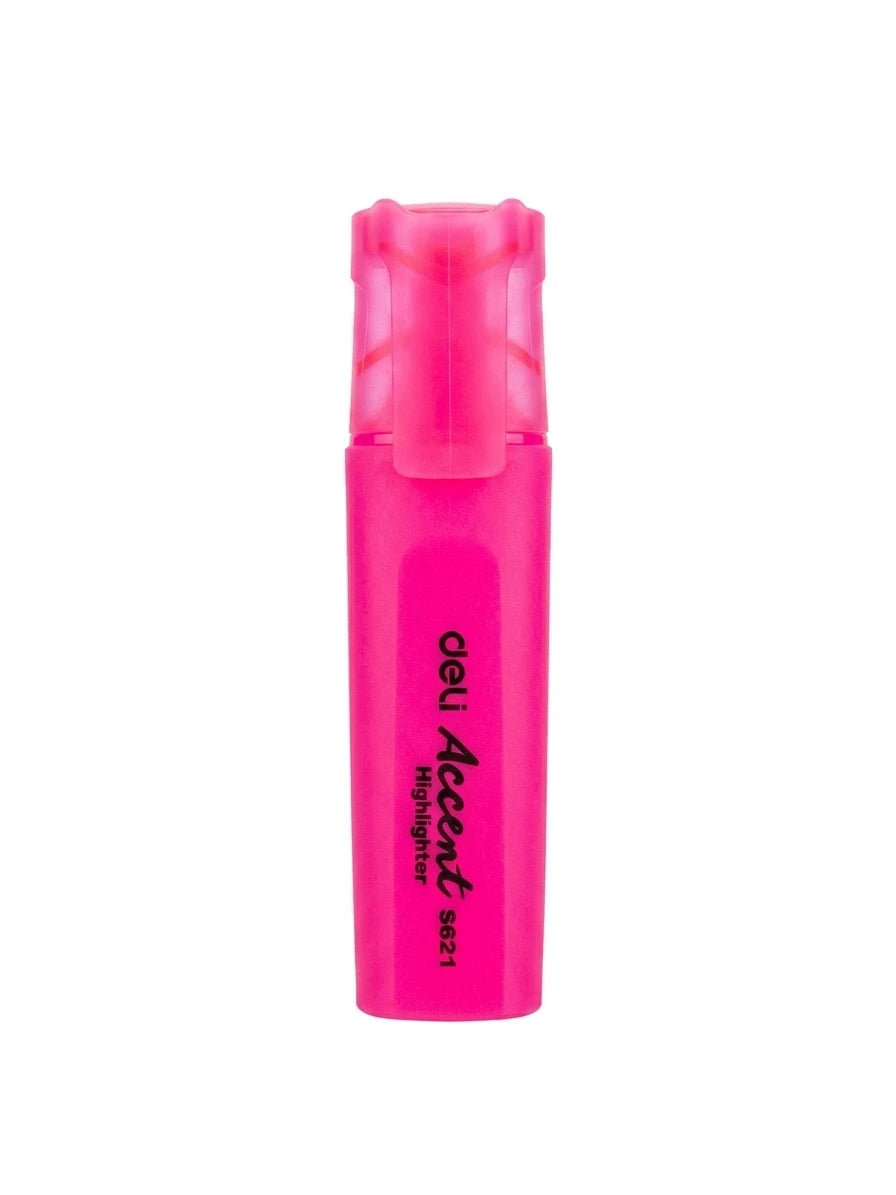 Destacador Fluorescente Rosado Deli