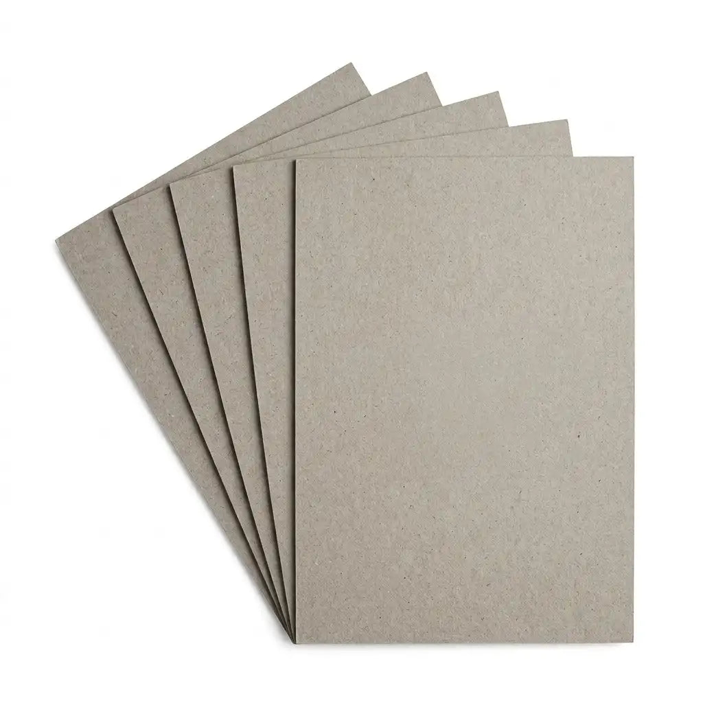 Estuche de cartón piedra de 27,5x38,5 cm, set de 5 unidades, ideal para organizar útiles escolares