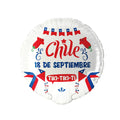 Globo redondo Chile 18 de septiembre Tiki Tiki Ti