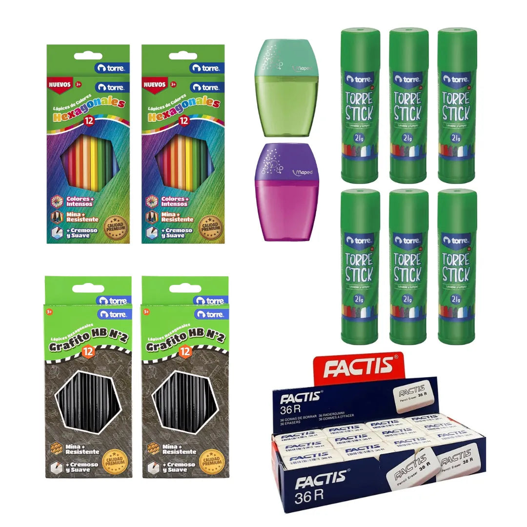 Pack Escolar Los Más Perdidos 2.0 