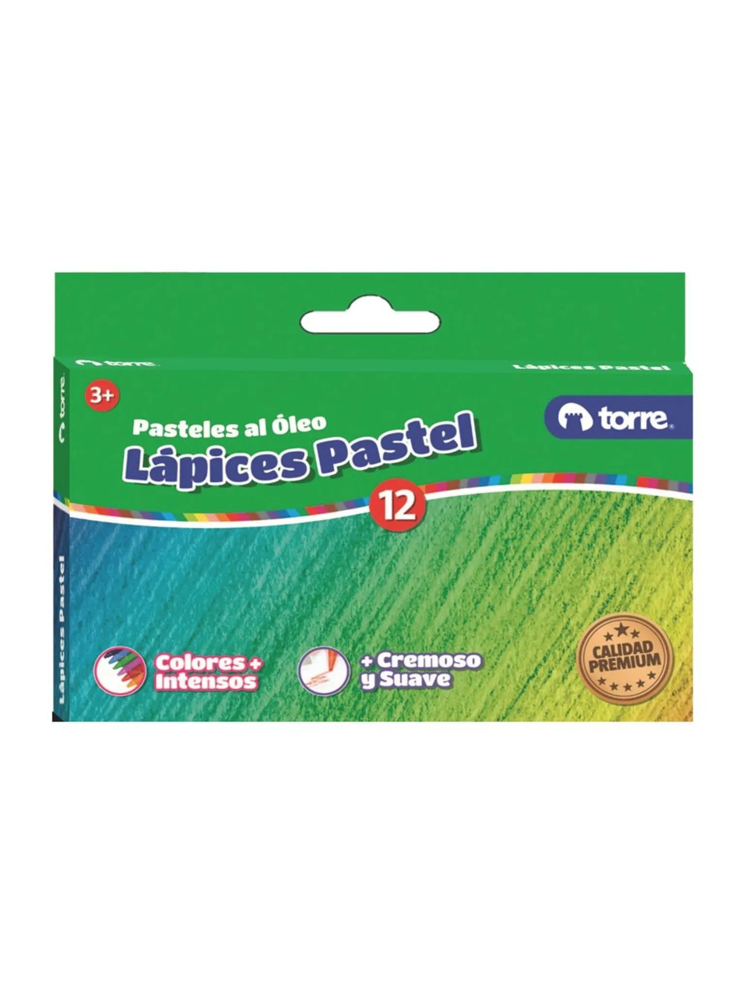 Lápices Pastel 12 Colores Torre