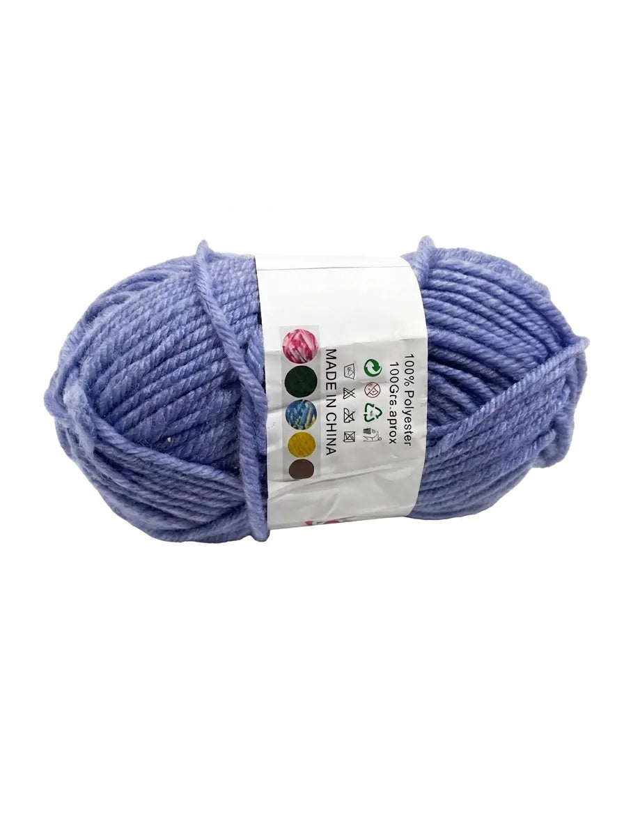 Madeja De Lana Color Lila (100 g)