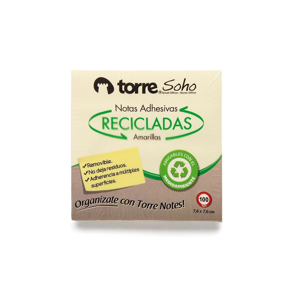 Notas Adhesivas Recicladas 100 hojas Torre