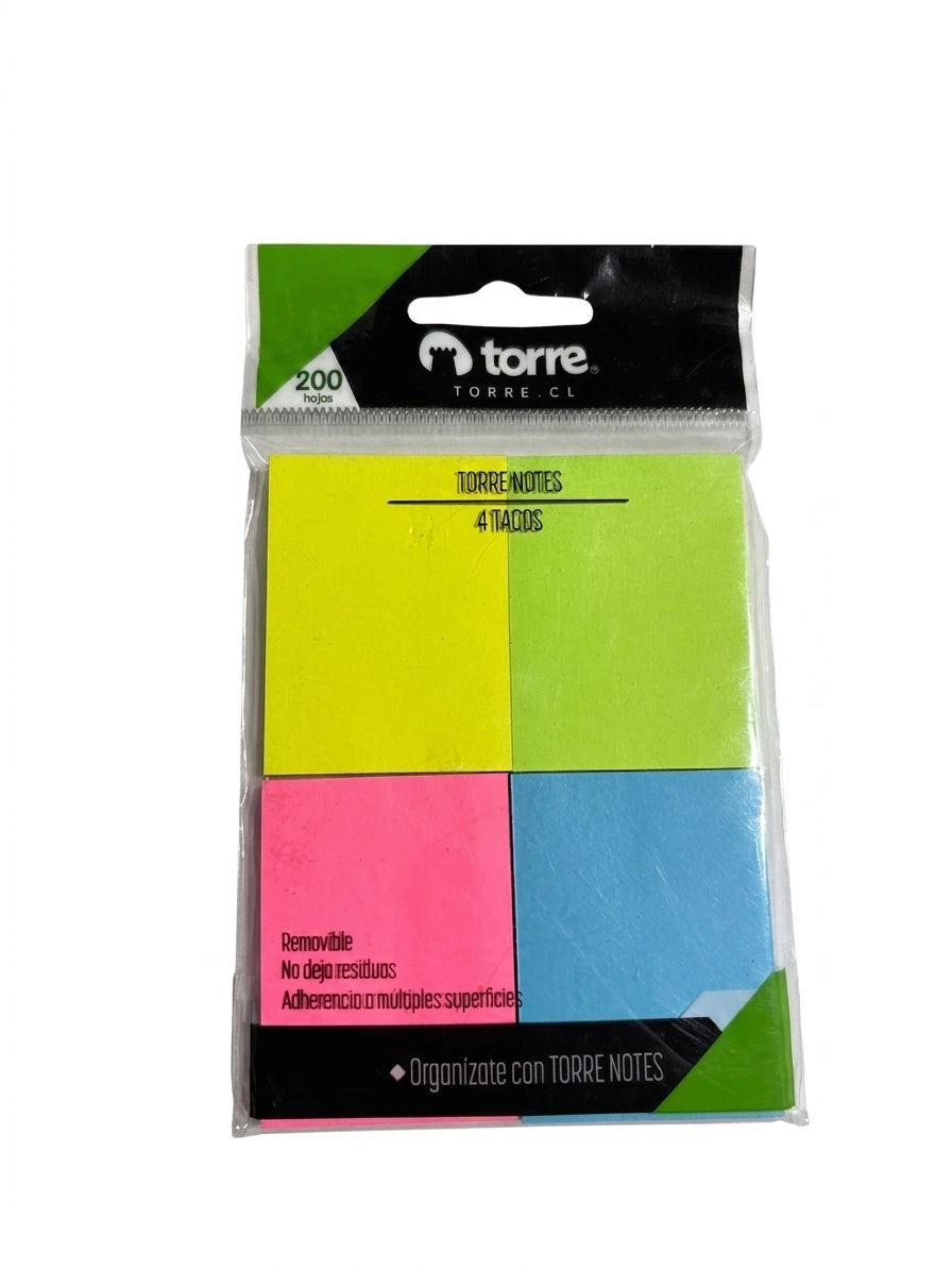 Notas Adhesivas (Post It) 4 Tacos Torre