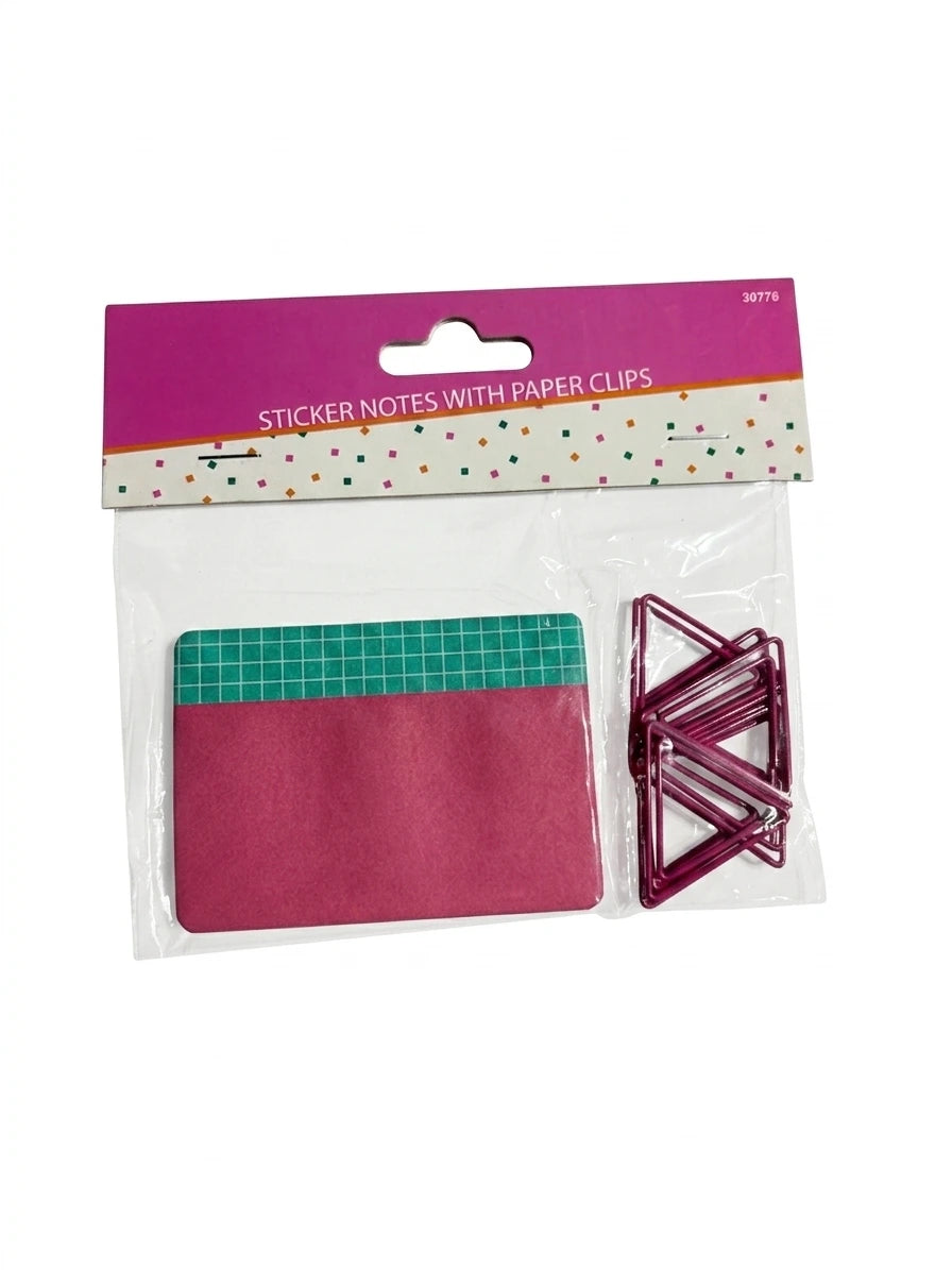 Notas Adhesivas (Post It) con 10 Clip Triangulares Torre