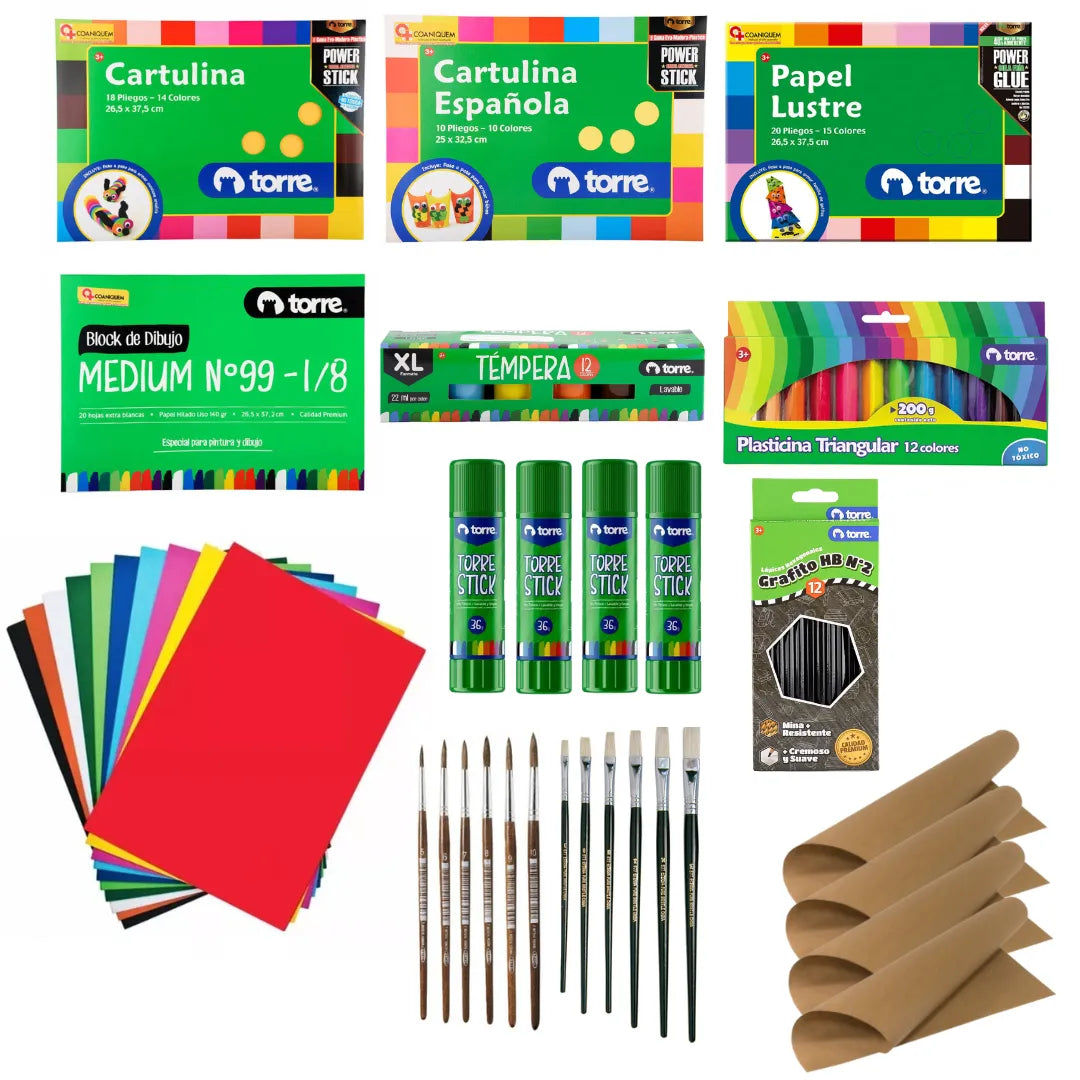 Pack Escolar Materiales Escolares 