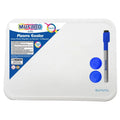 Pizarra escolar magnética Murano de 35x28 cm, incluye plumón y 2 imanes, ideal para uso escolar