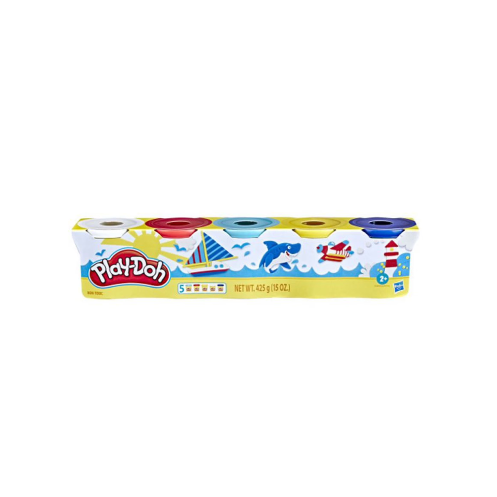 Masa Play Doh Pack 5 Unidades 85 g Colores Surtidos