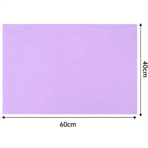 Pliego de goma eva lila de 40x60 cm, ideal para manualidades y trabajos escolares