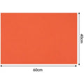 Pliego de goma eva naranjo de 40x60 cm, ideal para manualidades y trabajos escolares