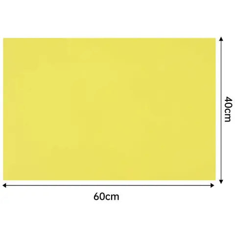 Pliego de goma eva 40x60 cm color amarillo