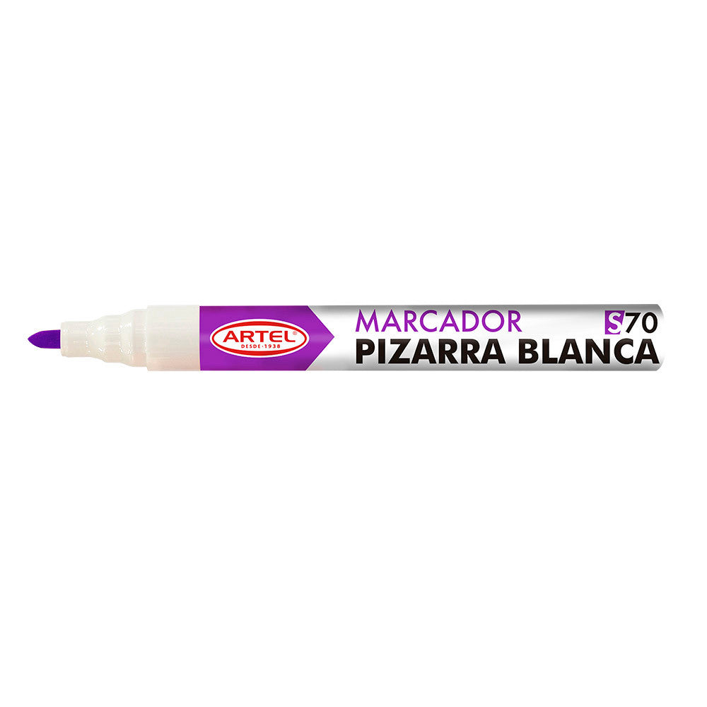 Plumón de Pizarra Morado Artel