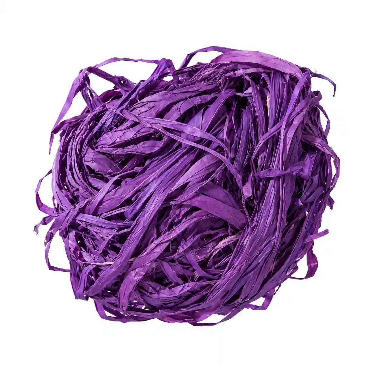 Rafia sintética color morado para manualidades