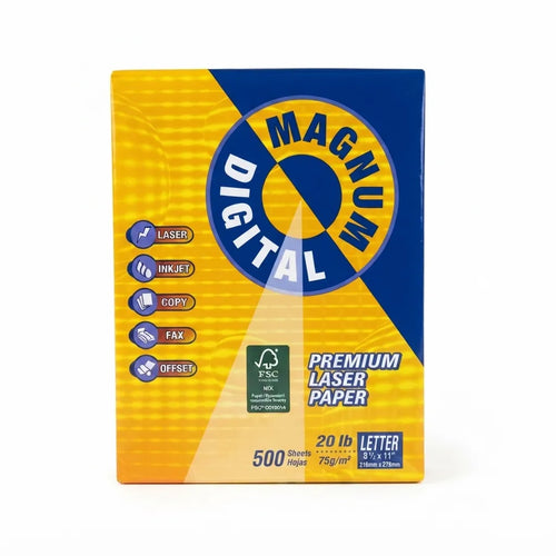 Resma Papel Fotocopia Magnum Tamaño Carta 75 G 500 Hojas
