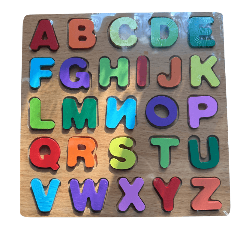 Set De Encaje Letras, Juguete Educativo, Didáctico