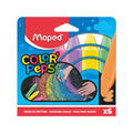 Tiza jumbo Color Peps Maped 6 unidades 6 colores