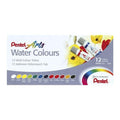 Estuche Acuarela 12 colores Pentel
