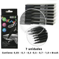 Set Lápiz Tiralíneas  (7 Unidades) Nuovo