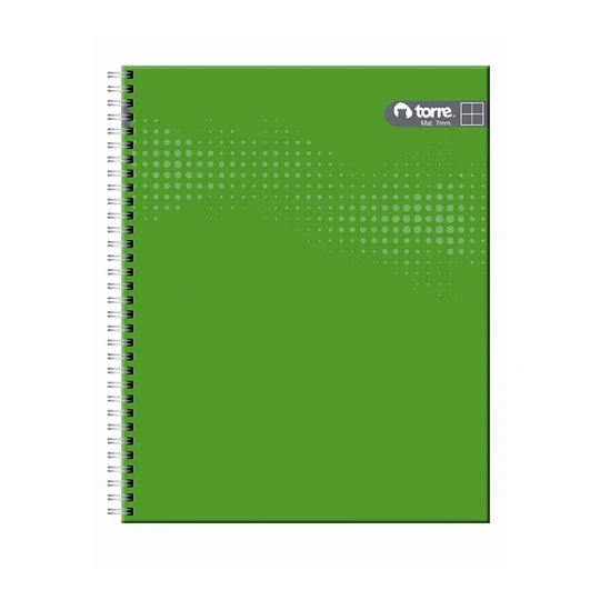 Cuaderno Universitario 100 hj 7 mm Torre Liso