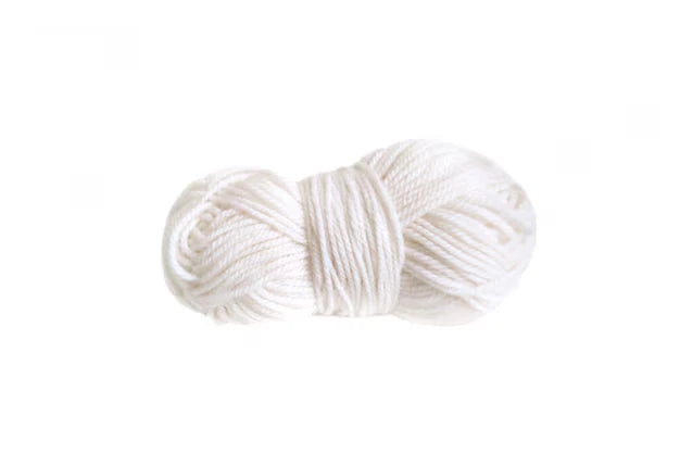 Madeja De Lana Color Blanco (100 g)