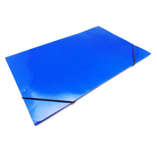 Carpeta Con Elástico Color Azul