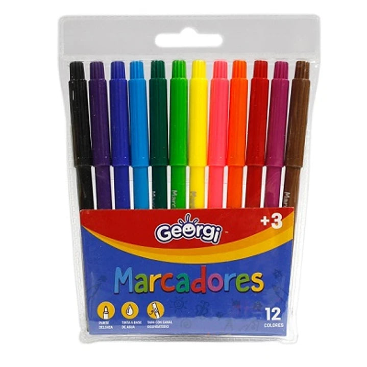 Lápices Scripto 12 Colores Georgi