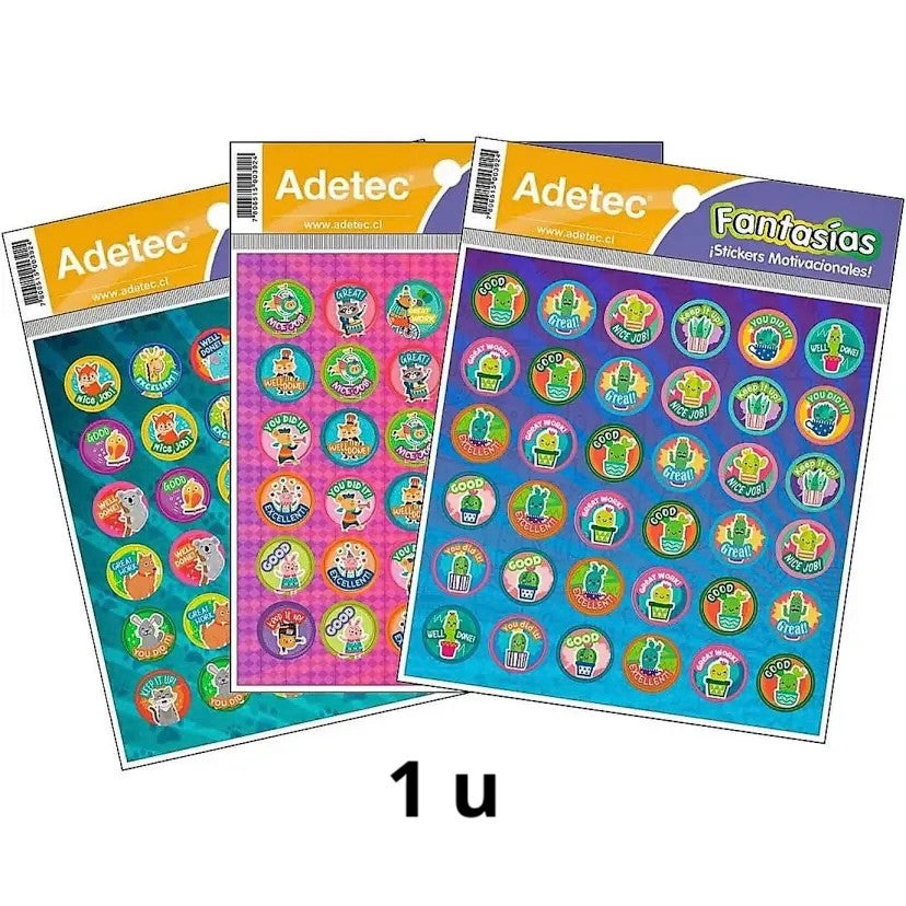Sticker Motivacional en Inglés (1 u)