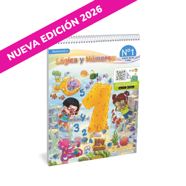 Libro Lógica y Números N°1 Caligrafix