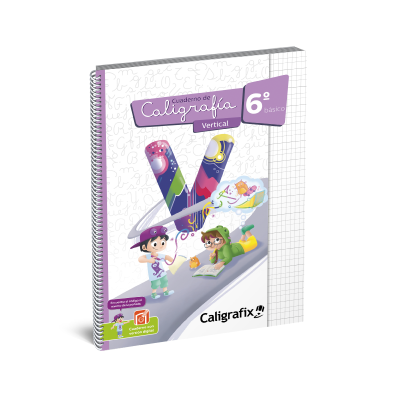 Libro Caligrafía Vertical 6to Básico Caligrafix