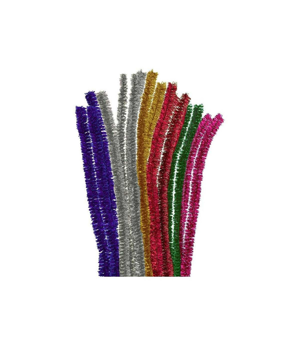 Bolsa Limpiapipas Metalizadas (10 Unidades)