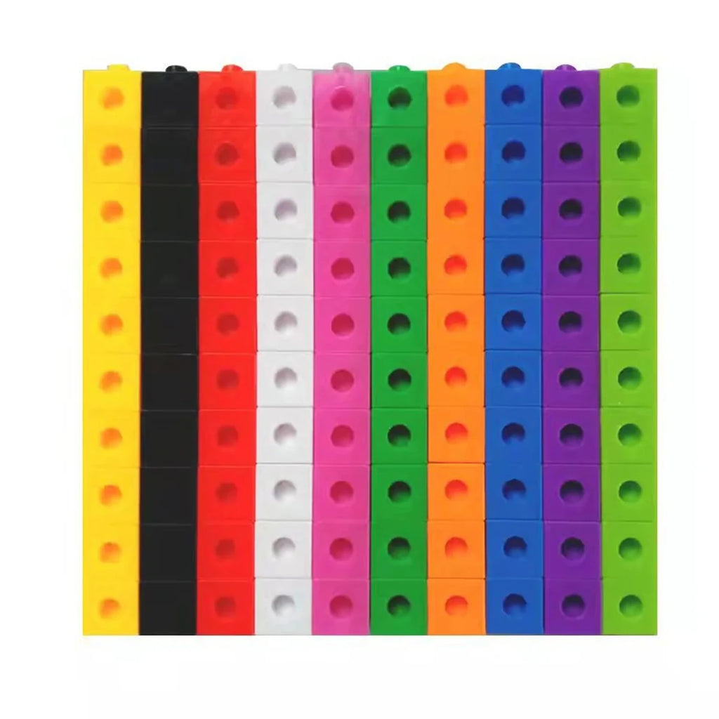 Cubos Multiencaje Unifix Conectables (100 u)