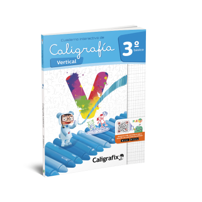 Libro Caligrafía Vertical 3ro Básico Caligrafix