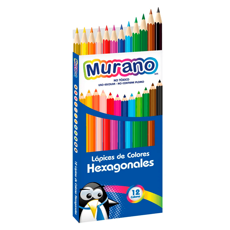 Lápices De Colores Hexagonales Murano