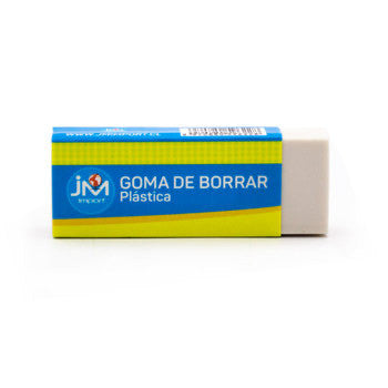 Goma de borrar plástica JM