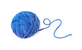 Madeja De Lana Color Azul (100 g)