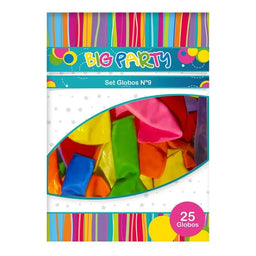 Globos De Colores Surtidos | 25 Unidades