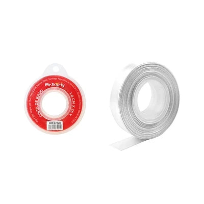 Cinta Raso Tela 1.5cmx25y Blanco 