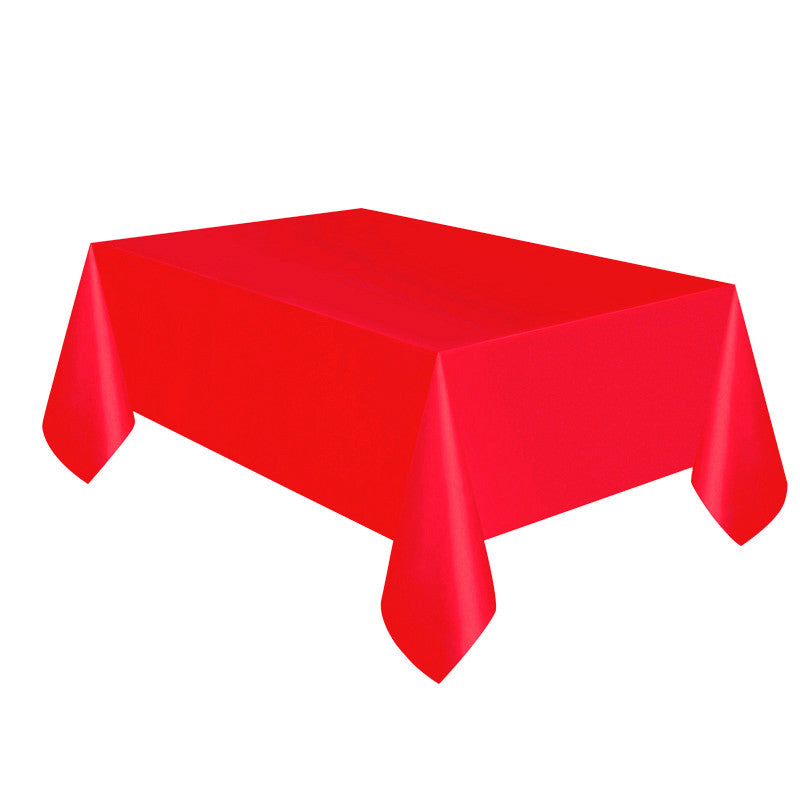 Mantel Plástico (137x185 cm) Rojo