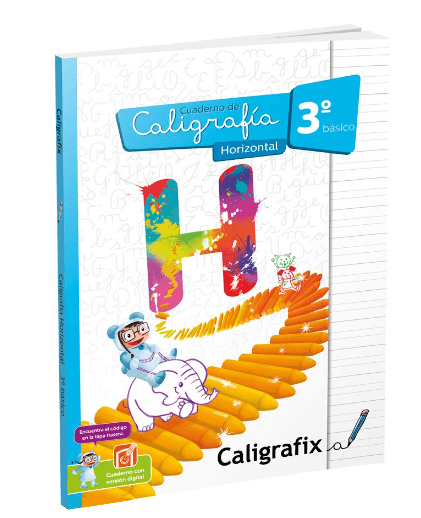 Libro Caligrafía Horizontal 3ro Básico Caligrafix