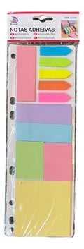 Set de Notas Adhesivas (Post It) | Colores Surtidos