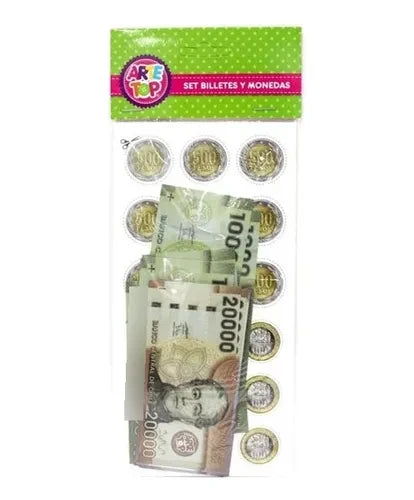 Sistema Monetario | Set Billetes y Monedas Arte Top