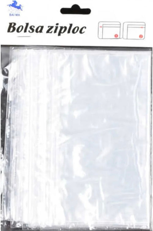 Bolsa Hermética/ Ziploc 15x25cm (10 Unidades)