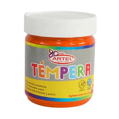 Témpera Naranja Artel | 100 cc
