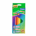 Lápices De Colores Triangulares + Sacapuntas Torre